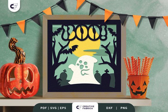3D Ghost Layered Papercut SVG Review