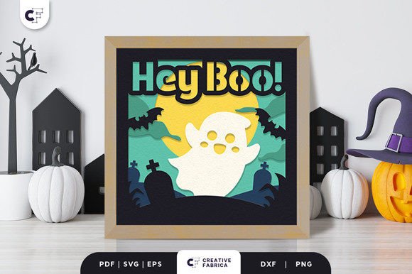 3D Halloween Cute Ghost Paper Cut 3D SVG Review