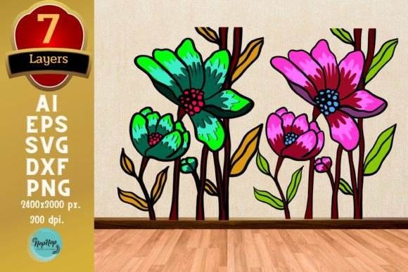 3D Layered Sweet Flowers Set V.1: A 3D SVG Paper Flowers Review