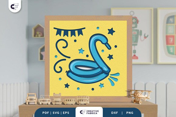 Balloon Goose 3D Shadow Box SVG Review