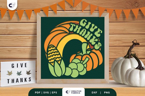 Cornucopias 3D Paper Cutting SVG Review