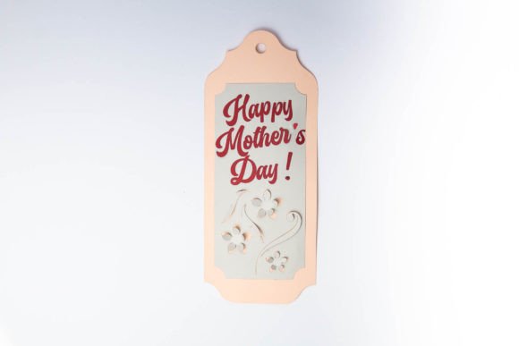 Elegant Florals 2 Pop-Up 3D Gift Tag, Mother s Day