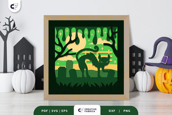 Halloween Black Cat 3D Light Box: A Designer’s Review