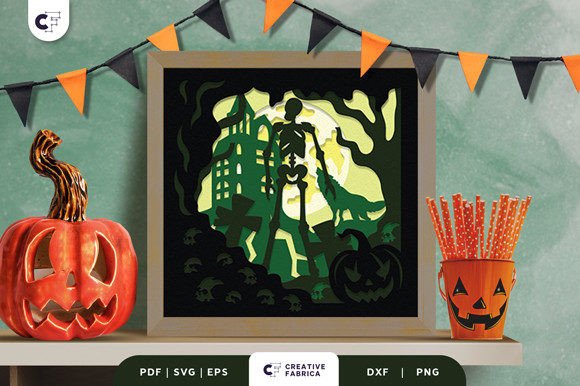Haunted Forest 3D Shadow Box Papercut Review