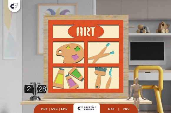 Language Art Subject 3D Shadow Box Review