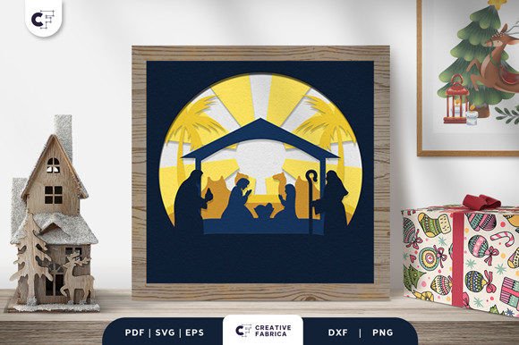 Nativity 3D Light Box Papercut: A Designer’s Review for Christmas Projects