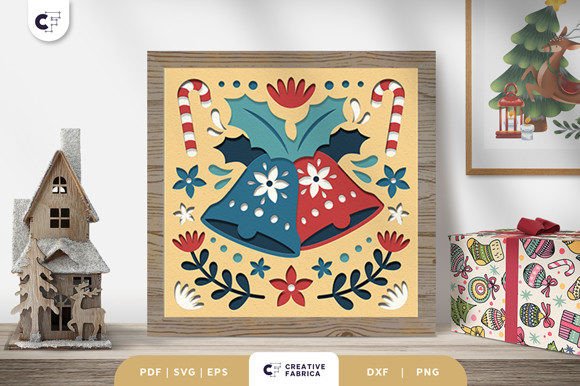 Nordic Christmas Bell 3D SVG Design Review