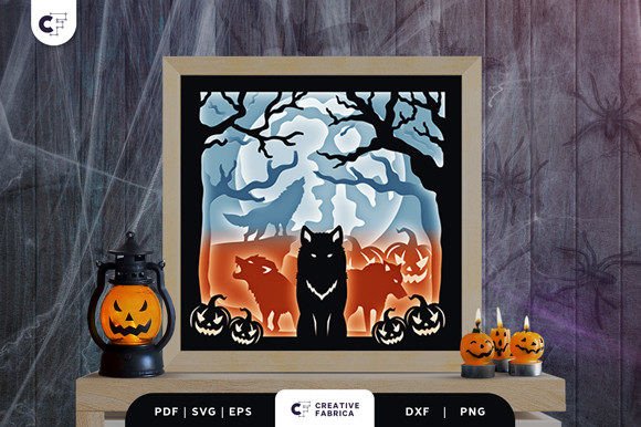 Scary Forest 3D Paper Cut Shadow Box: A Designerβs Review