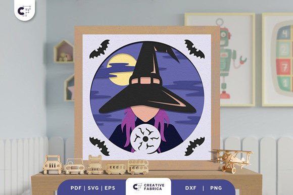 Wizard 3D Layered Paper Cut SVG: Fantasy And Fairy Tales